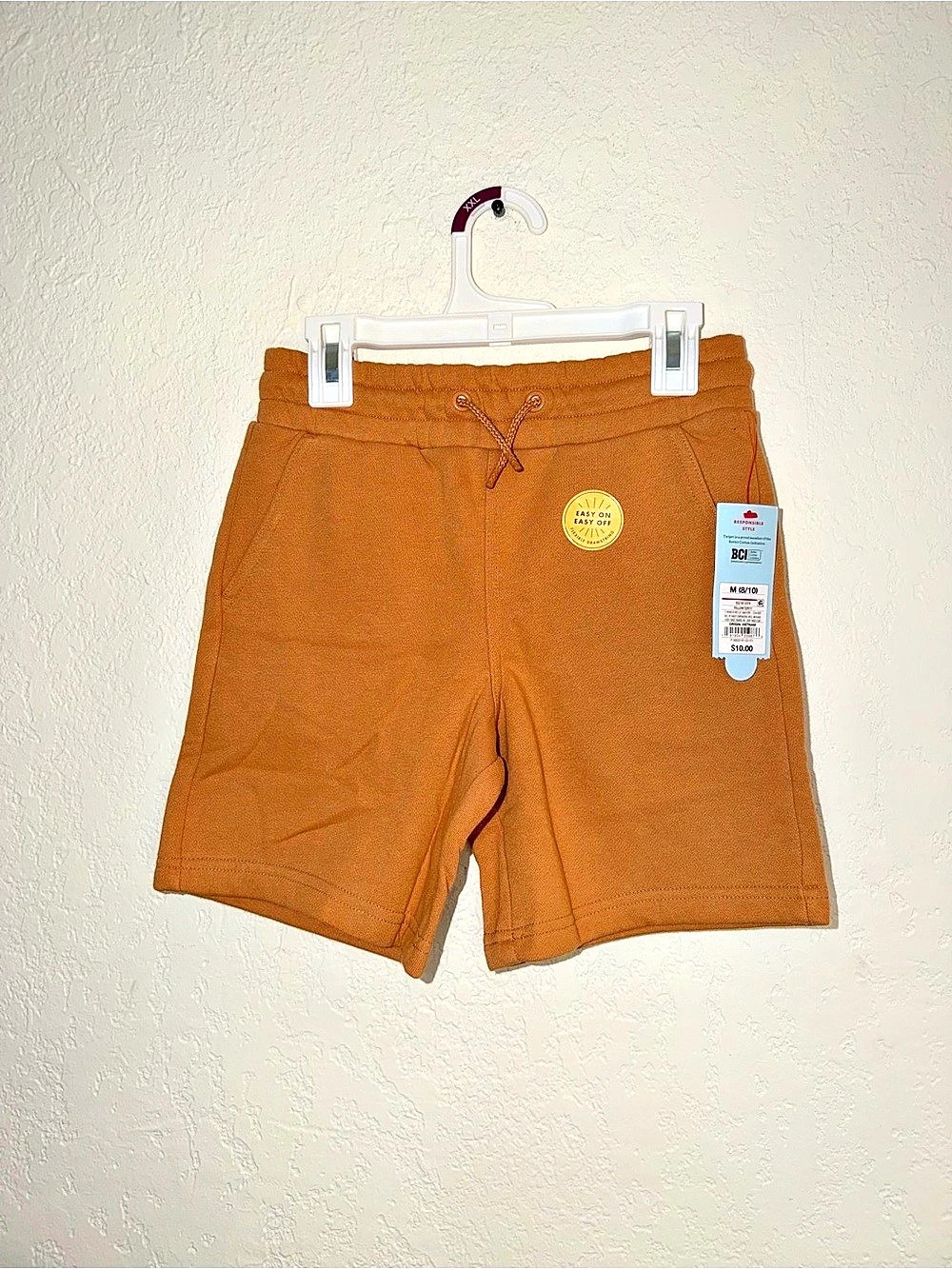 Cat & Jack Boys Fleece Pull-On Shorts Orange 4T
